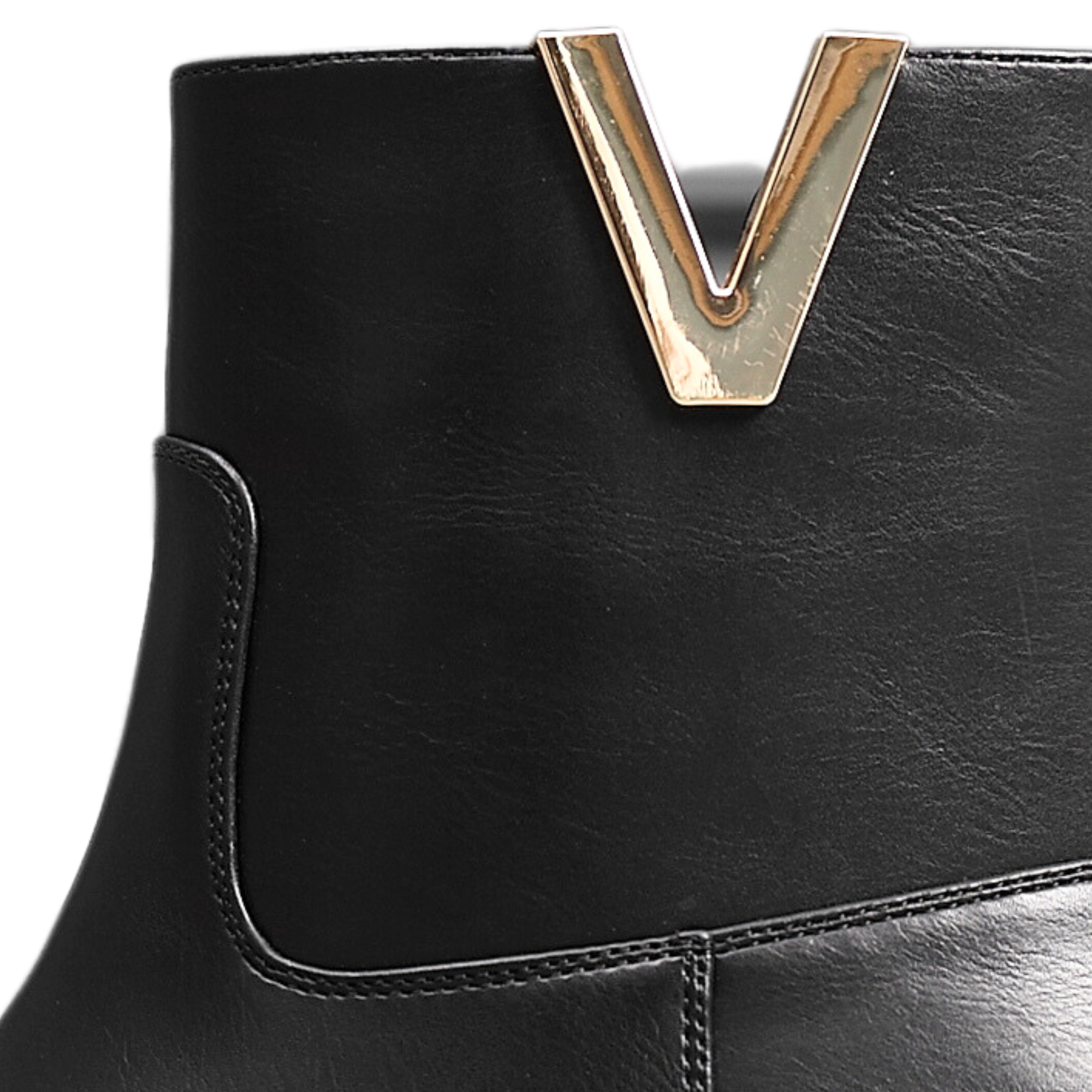 Top Staka - Wholesale Booties – Women's - A2356 Women Flat Ankle Boots Ladies Zip Closure  V shape6