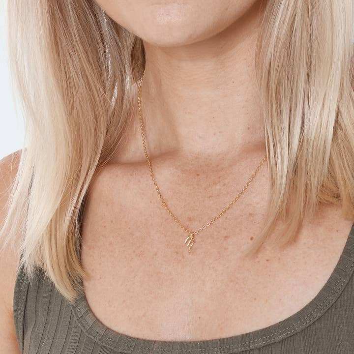 Dear Ava - Venta al por mayor Collares con colgantes/abalorios - Collar 22 de noviembre Regalo para cumpleaños, Escorpio