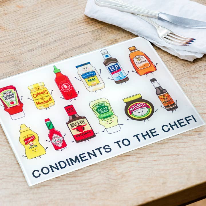 Of Life & Lemons – wholesale Cutting board – Funny Condiments Chopping Board