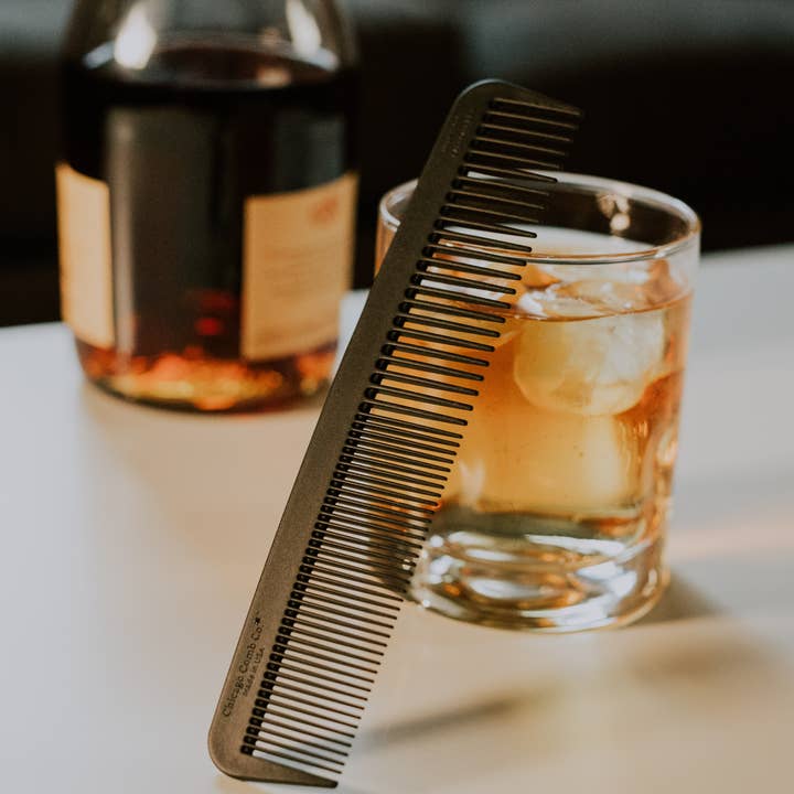 Chicago Comb Co. - Wholesale Hair brush/comb - Model No. 6 Carbon Fiber Comb4