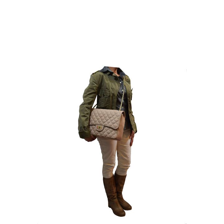 Canetti Roberto - Wholesale Shoulder Bag - Women's - QUILTED LEATHER SHOULDER BAG 1207