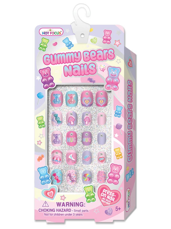 Gummy Bear Nails, Gummy Bear Nails for wholesale by Hot Focus, Inc.
