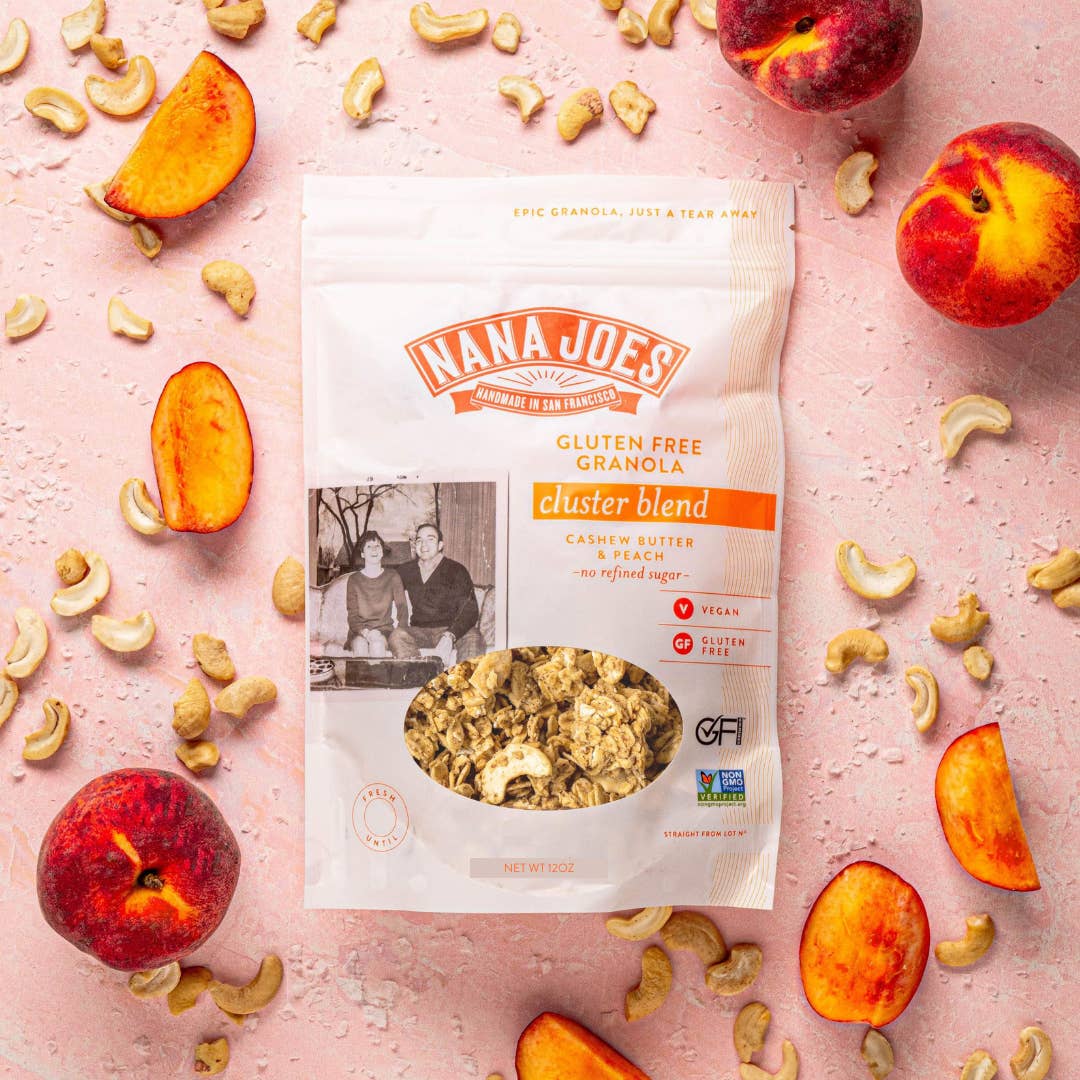 Nana Joes Granola - Wholesale Granola - Cluster Blend: Cashew Butter & Peach