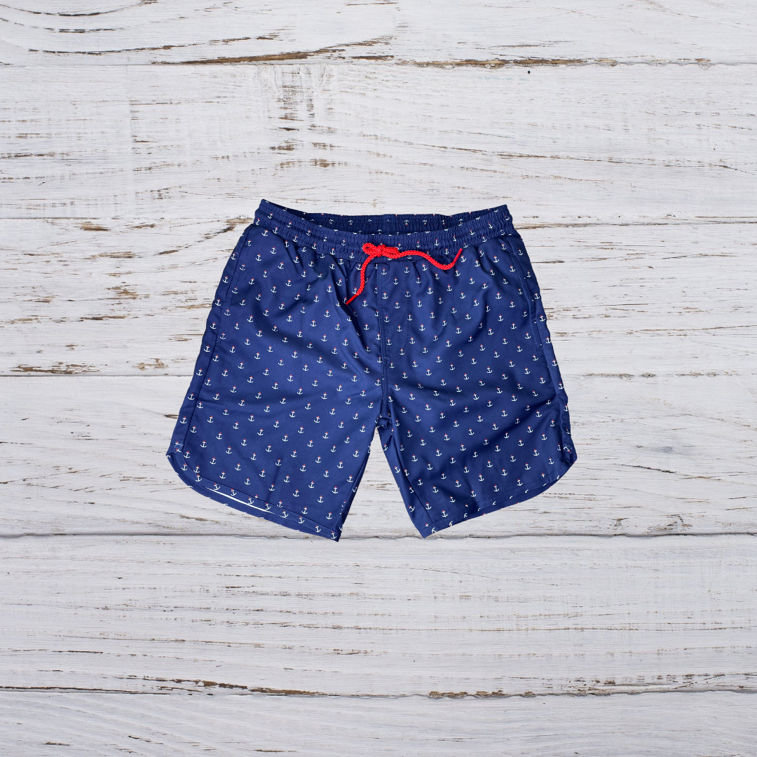 Navalora – Großhandel Badeshorts – Kinder – Anchors Aweigh Badehose für Jungen1