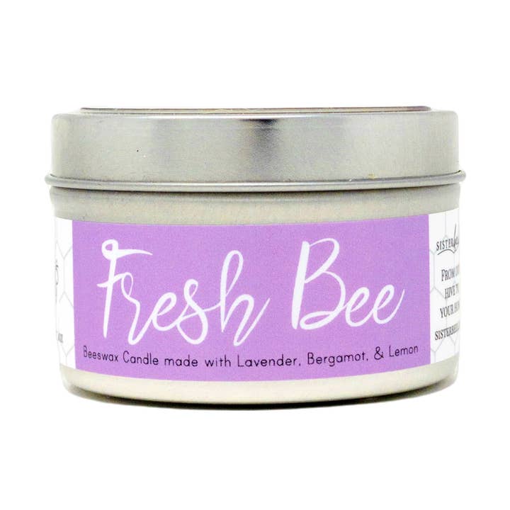 Sister Bees LLC - Wholesale Travel Candles - Beeswax Candles-6 oz5