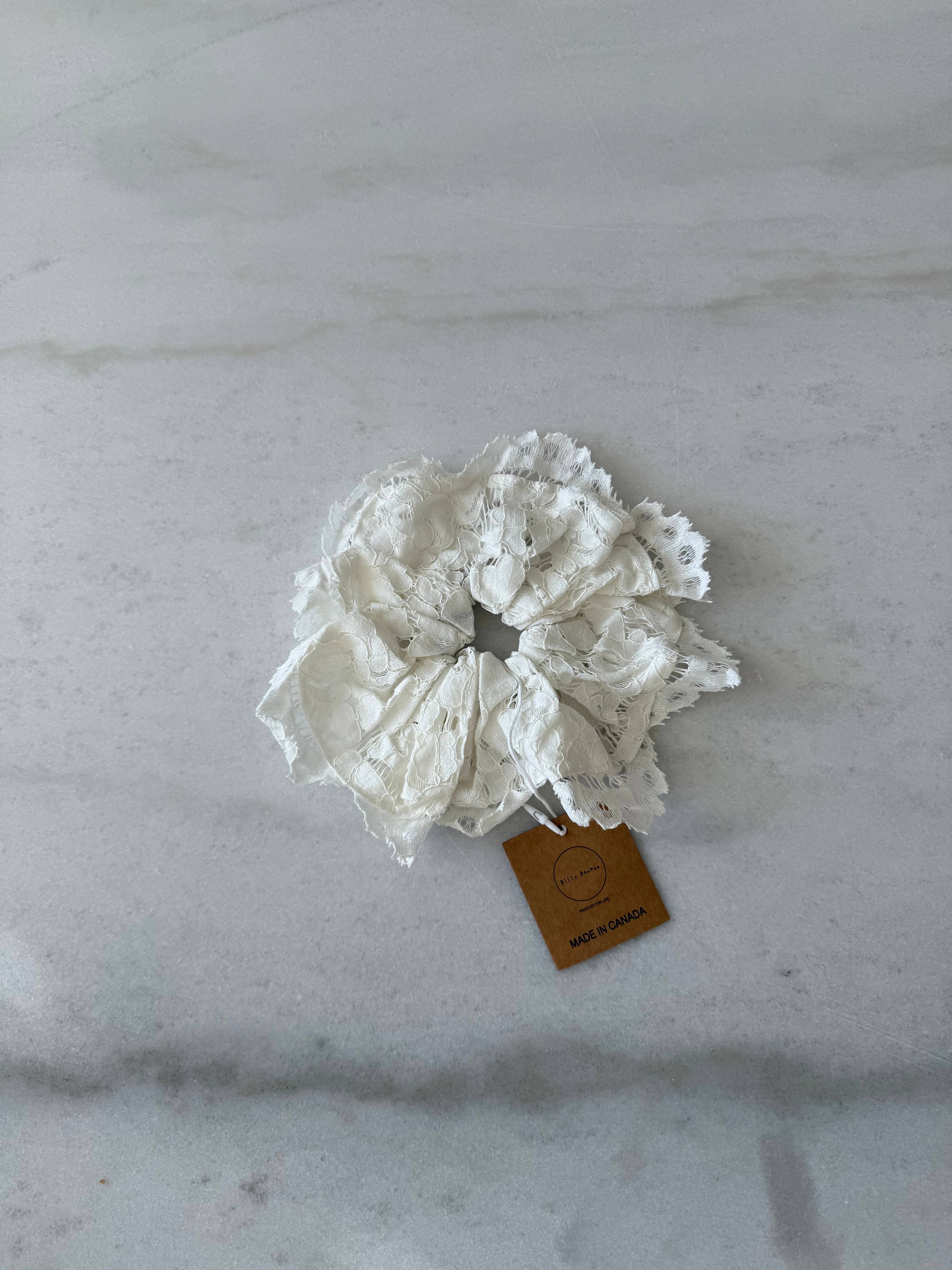 Billy Bamboo – wholesale Scrunchie - Women’s – LACE SCRUNCHIES - neutral4