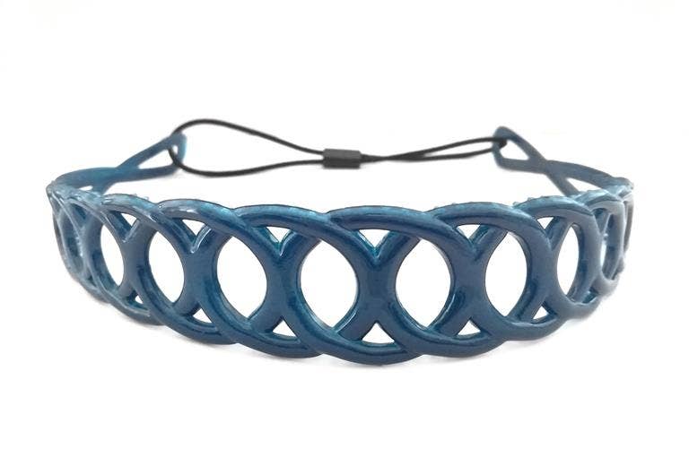 IKILIFE S.L - Wholesale Fashion Headband - Kids - Children's Headband - Silicone - 3 Models - Blue 3