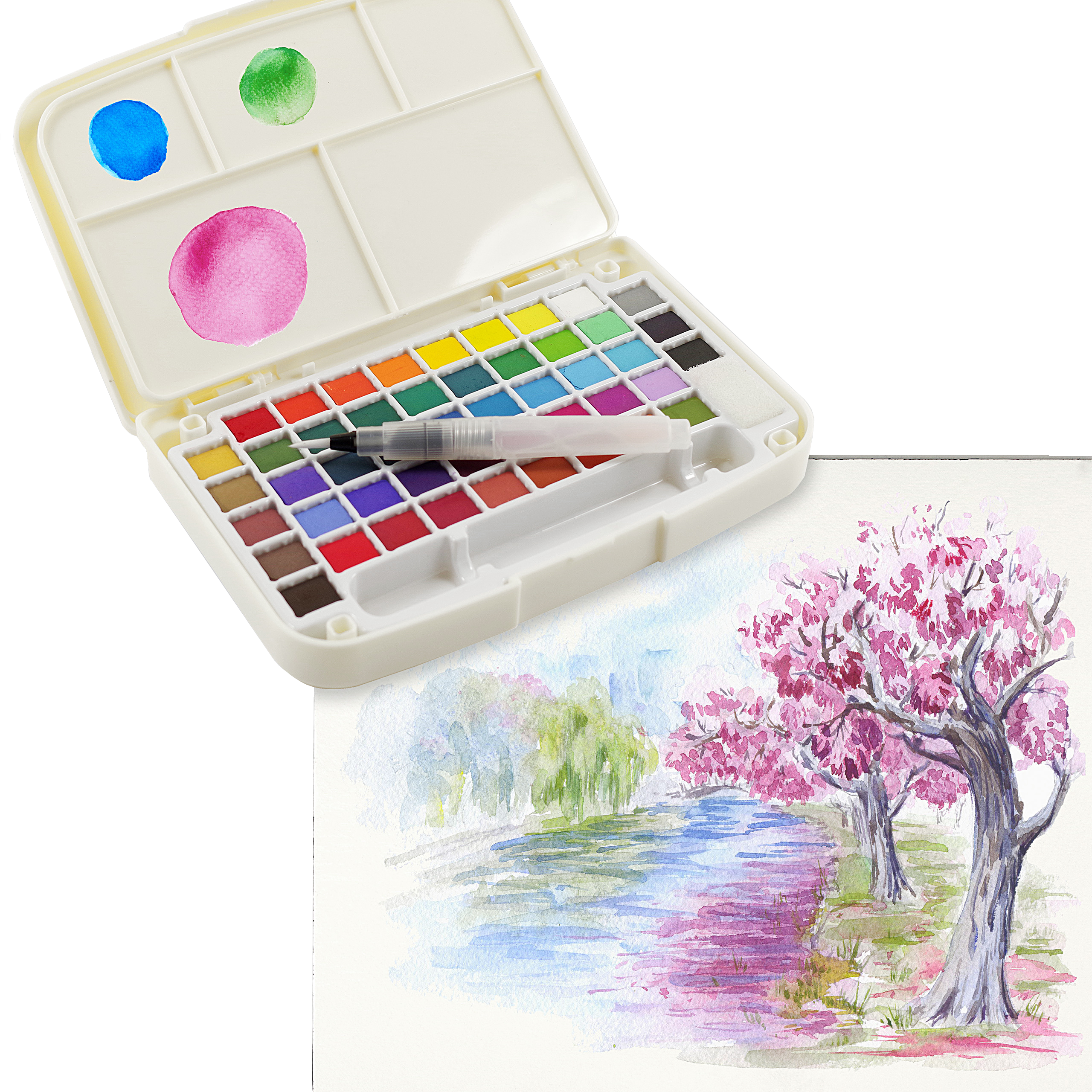Peter Pauper Press - Wholesale Watercolor Paint - Studio Series Watercolor Field Kit7