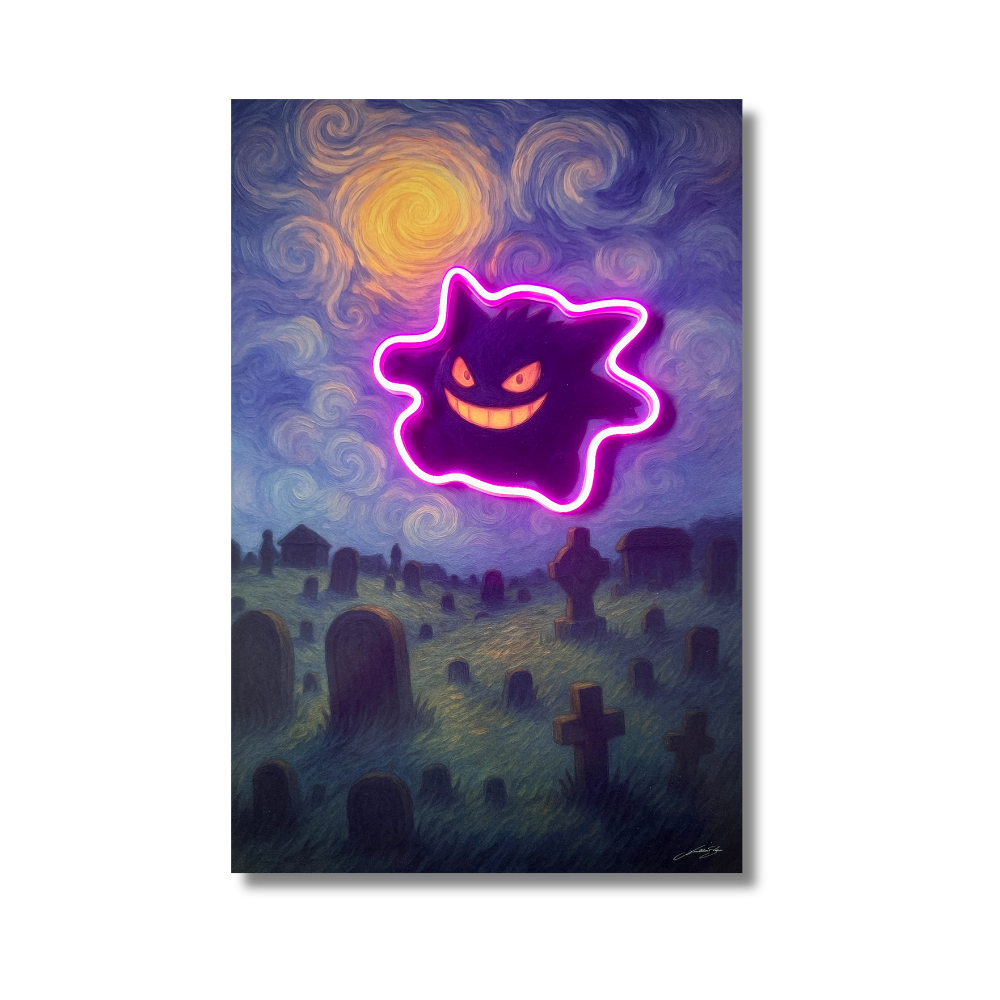 Purple Notte Infestata | Arte da Parete a LED for wholesale on Faire1