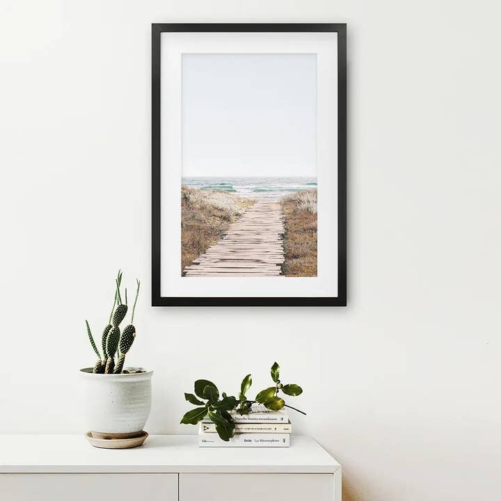 Art Lane - Wholesale Art Print - Beige Beach Pathway Wall Decor. Modern Boho Print5