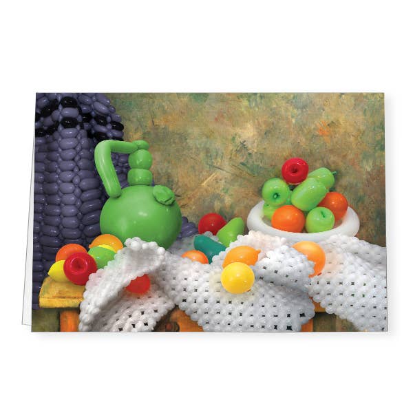 Cartão Balão Cezanne Fruit Bowl por atacado de Airigami