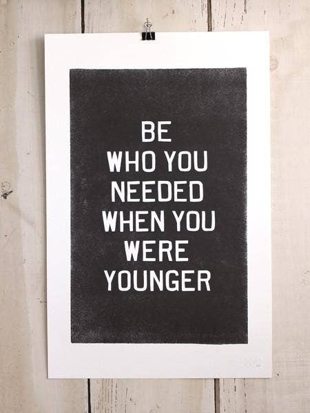 Old Try - Wholesale Art Print - Be Who You Needed3
