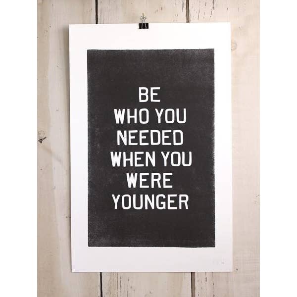 Old Try - Wholesale Art Print - Be Who You Needed3