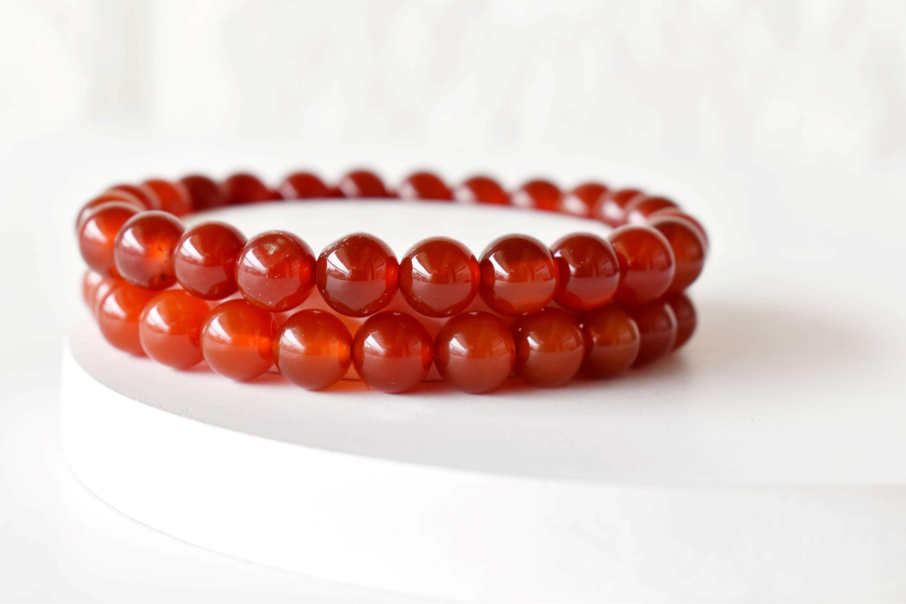 Soothing Crystals - Wholesale Beaded Bracelet - Healing Bracelet | Red Onyx | Gemstone Bracelet0