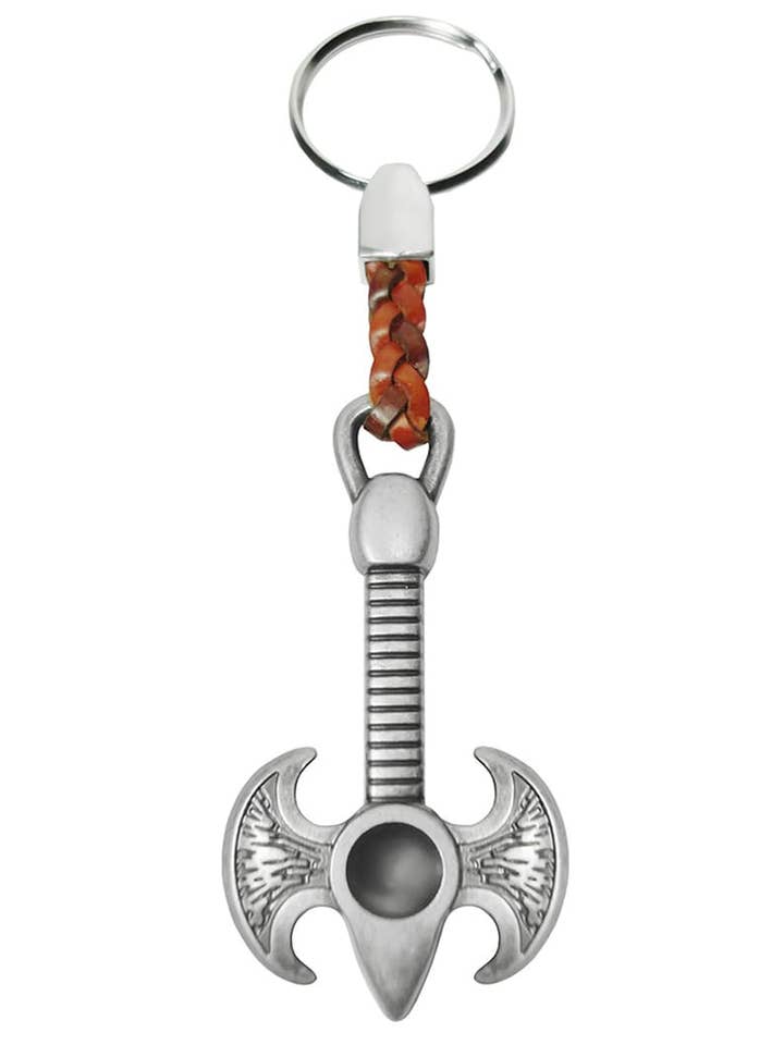 ZAMAK LÄDER NYCKELRING MEDELTIDA YXA för wholesale av Josvil