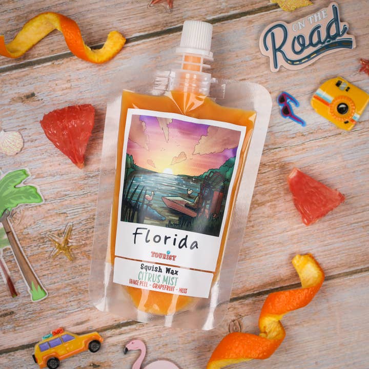 Florida Squeezable Squish Wax Melt for wholesale by Tourist Products