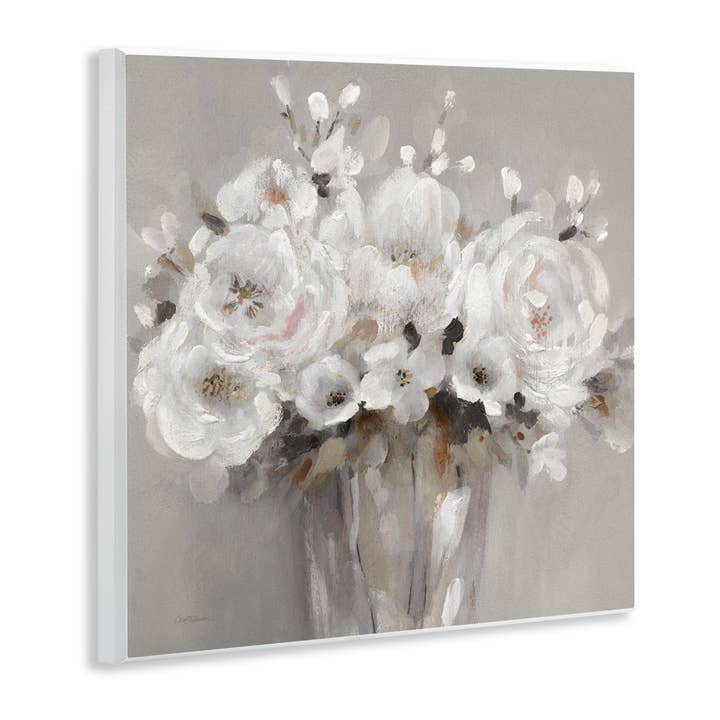 Stupell Industries - Wholesale Wall Sign - White Flower Bunches - Unframed Wall Art3