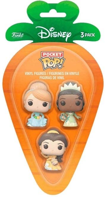 KIDDY-MOOV - Wholesale Figurine Toy - Kids - POP! Pocket Carrot Disney Princess Pack 3 / 121