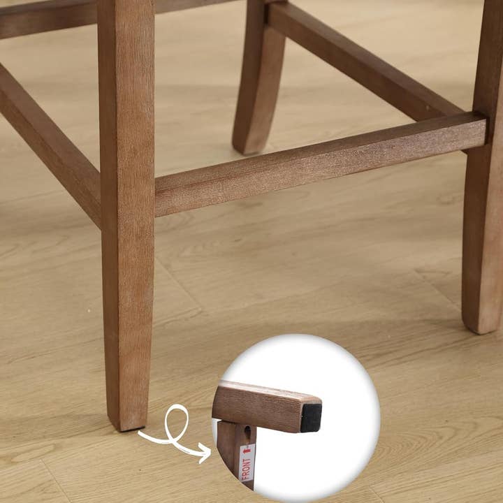 Counter Height Bar Stools Set 2 30 Inch Beige For Kitchen Island for wholesale on Faire4