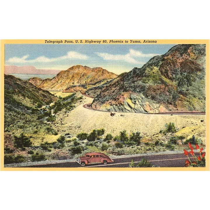 Cartolina AZ-56 Passo del Telegrafo per la vendita all'ingrosso da parte di Found Image Press