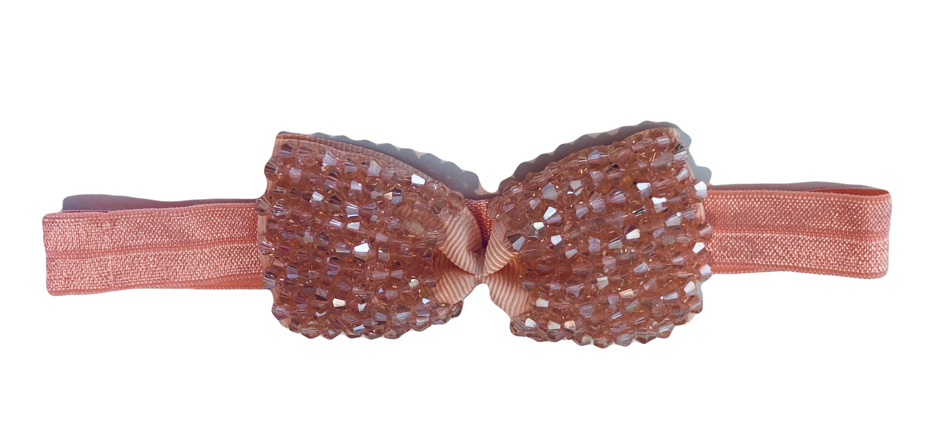 Sparkle Sisters by Couture Clips – Engroshandel Pandebånd - Børn – Couture Beaded Bow Pandebånd5