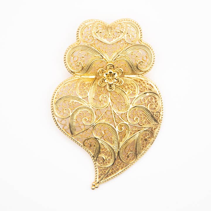 "Heart of Viana" Brooch for wholesale by Casa Sofia