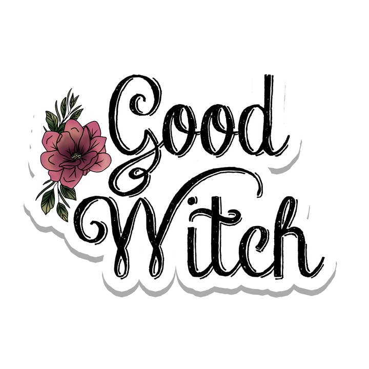 Good Witch Quote Waterproof Vinyl Sticker | 3" for wholesale by Rebel and Siren Stickers