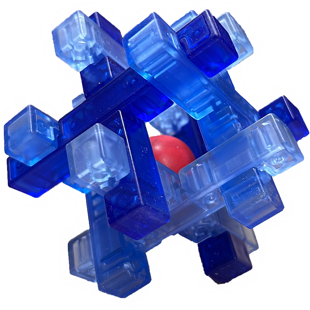 Texas Toy Distribution – wholesale Puzzle – Child – Colorful Lock Brain Teaser Puzzles in Peggable Window Boxes5