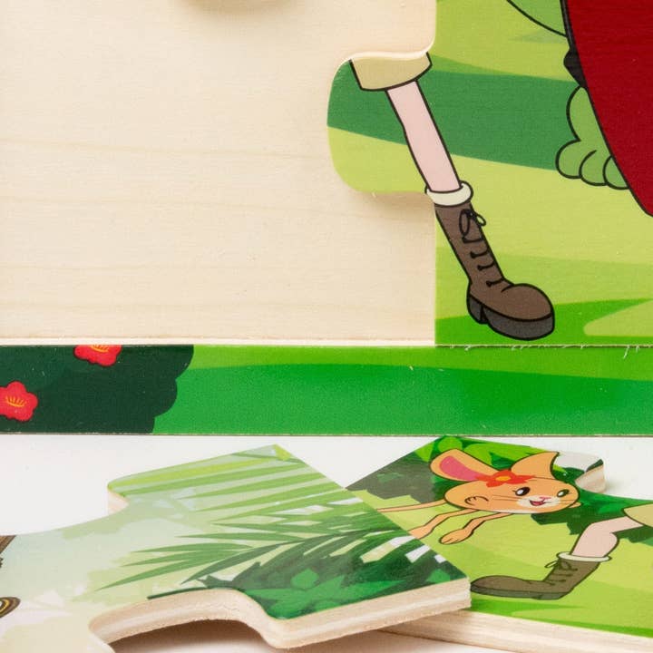 Teddykompaniet - Wholesale Puzzle - Kids - Arne Alligator, Puzzle, 12 pieces3