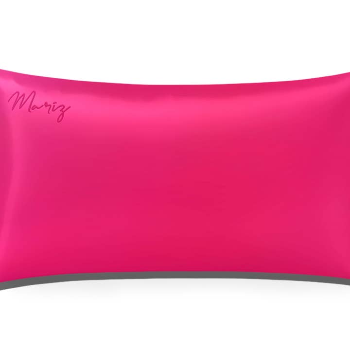 Taie d'oreiller en soie à fermeture éclair Harmony King pour la vente par MARIZ SILK