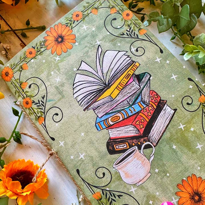 NOMAD Moon Magic - Vendita all'ingrosso Diari/agende - Diario estetico vintage fatto a mano, design Bookish Reader3