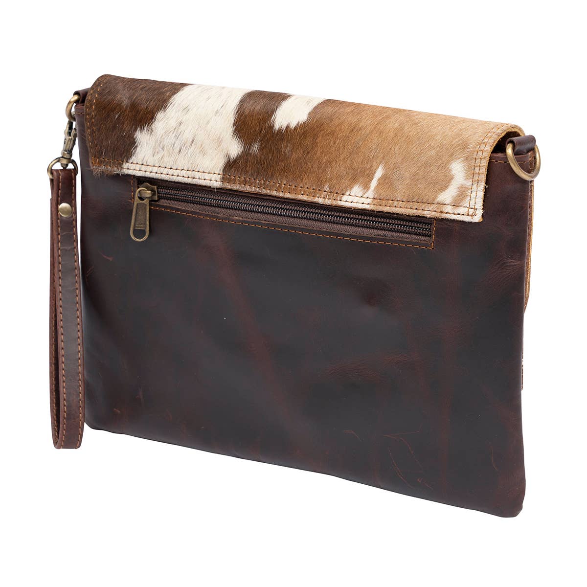 B.S. Trading Co - Wholesale Crossbody Bag - Women's - Cowhide Envelope Crossbody Purse2