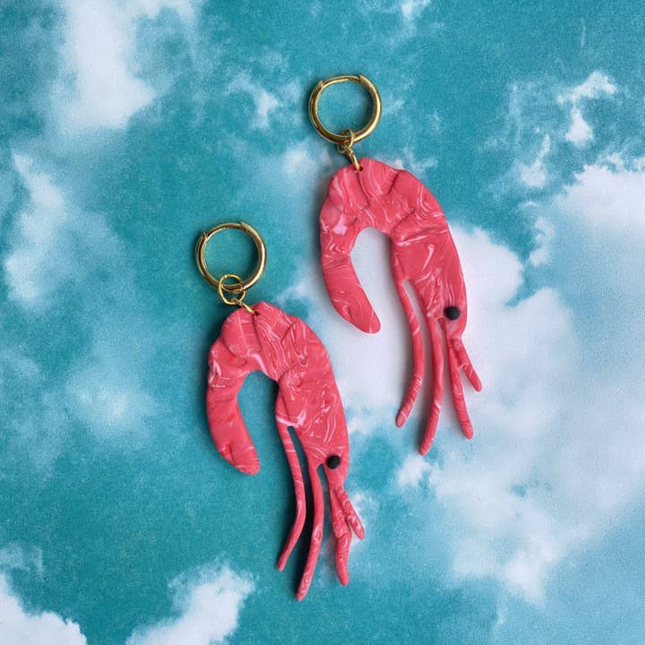 Shrimp Earrings for wholesale by Sunny and Sal