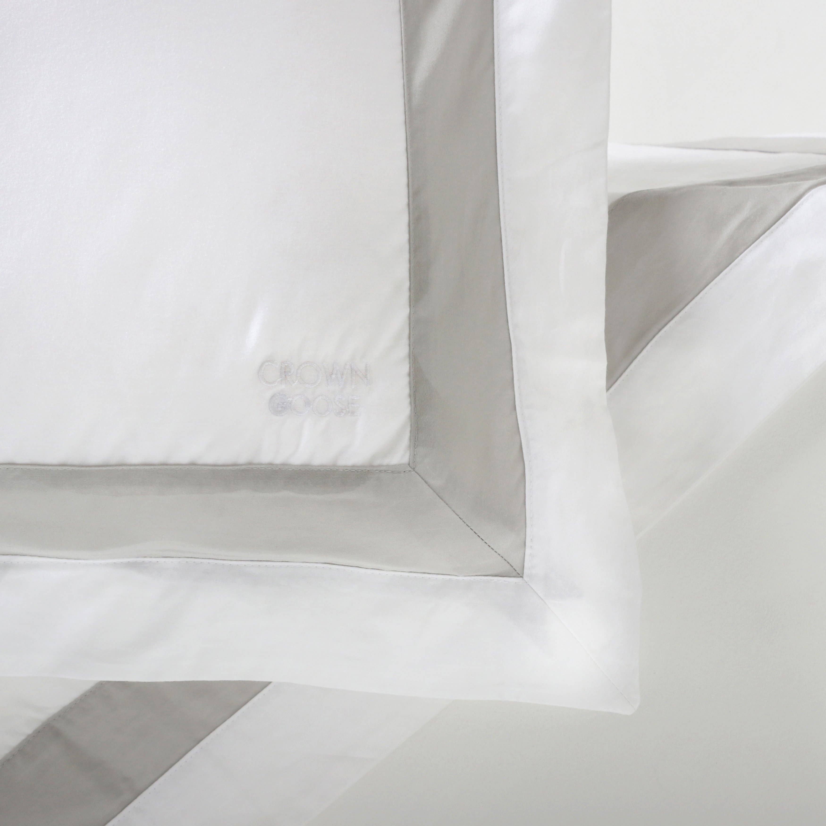 Crown Goose - Wholesale Bedding Set - Jardinne Collection, Autumn Gray Twin3