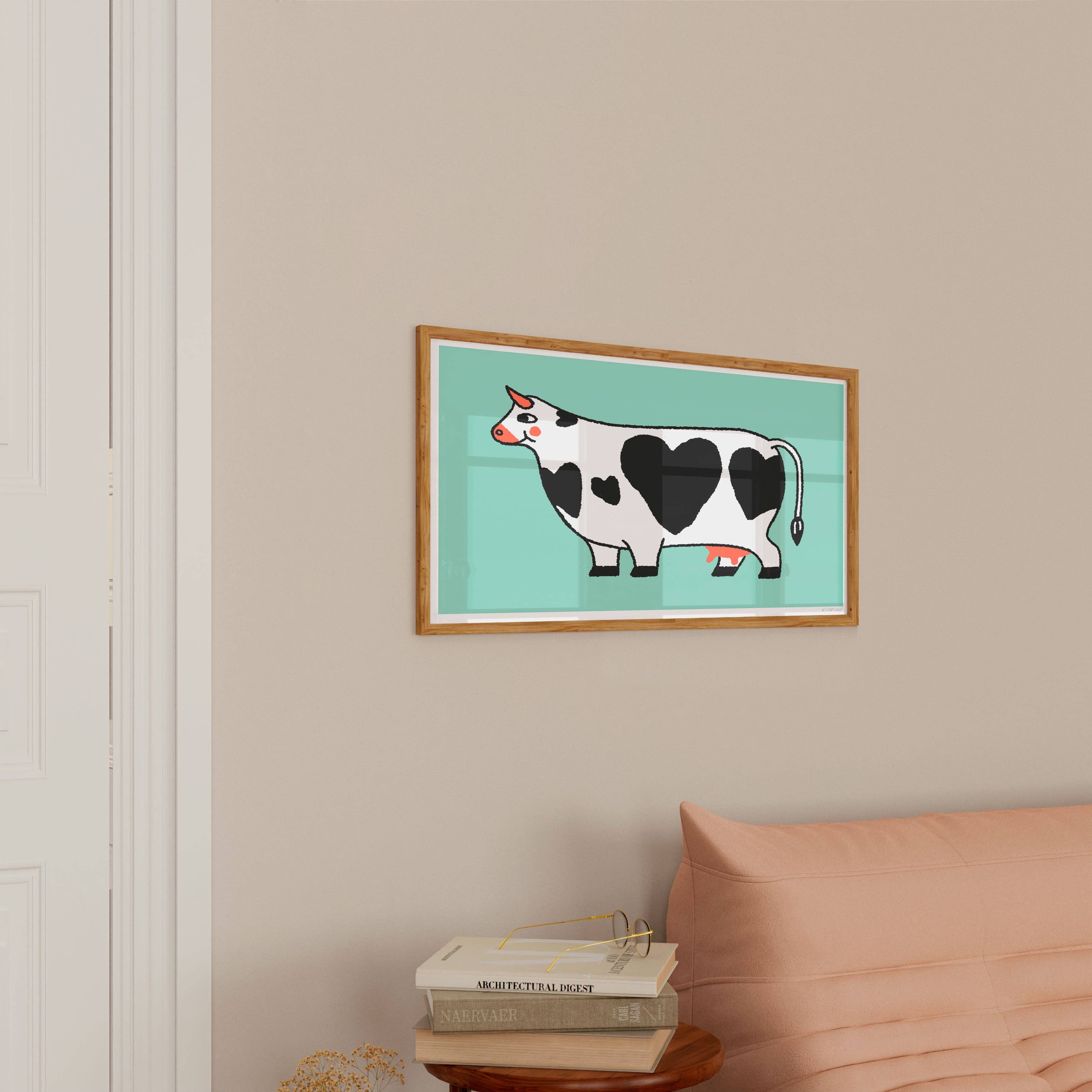 Studio Toute - Wholesale Art Print - Love cow Art print3