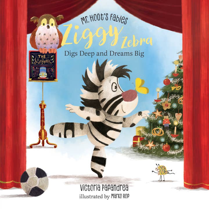 Ziggy Zebra creuse profondément et rêve en grand pour la vente par Mr. Hoot's Fables