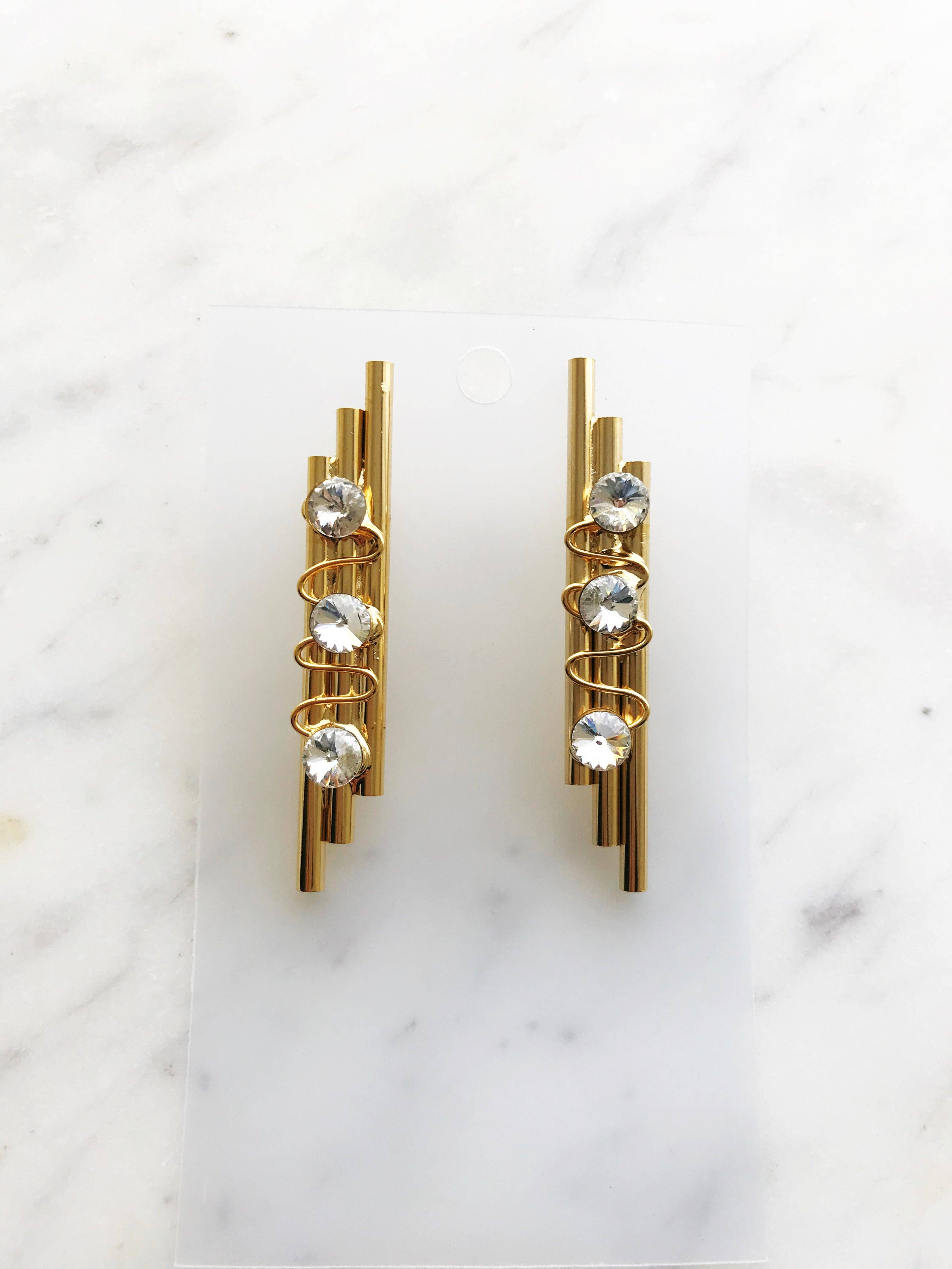 Carmen Miller Jewellery - Wholesale Dangle Earrings - Art Deco Crystal Earrings3