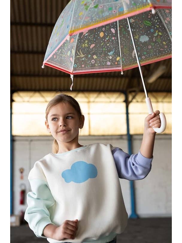 Ayuna - Wholesale Sweatshirt - Kids - Children's Retro Cotton Sweatshirt - Cloudy3