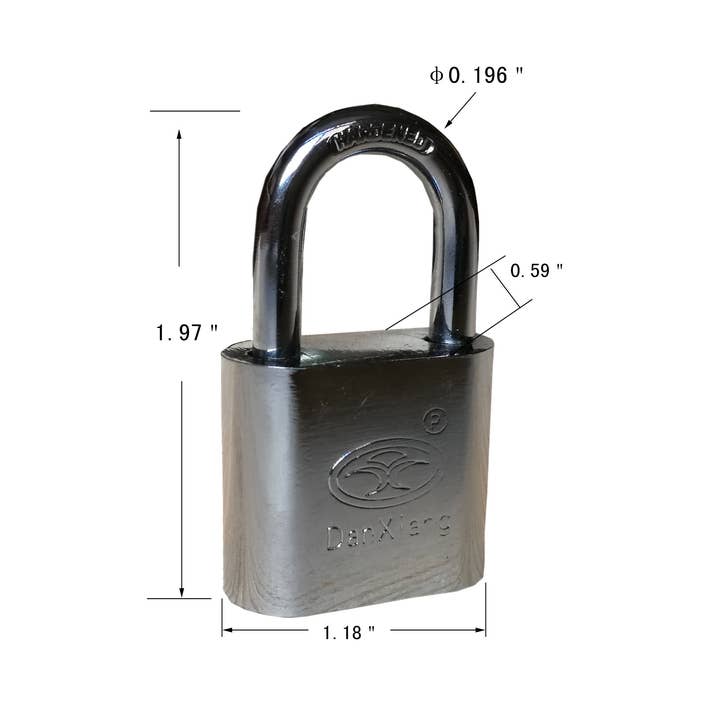 FIXTUREDISPLAYS – Cadeado de bagagem por atacado – Cadeados de Segurança para Cacifos, Portões, Barracões, Cacifos, Bicicletas, Caixa de Ferramentas, Porta1