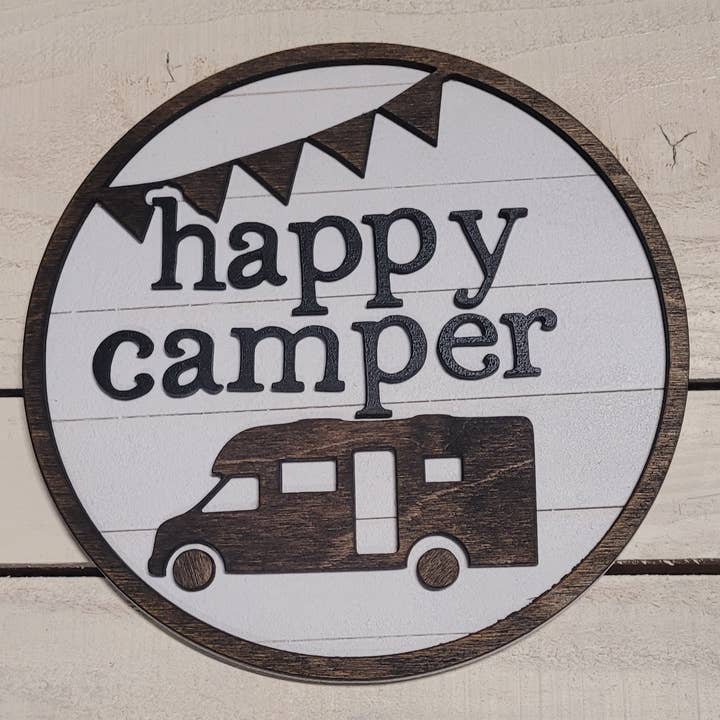 The Country Roost - Wholesale Sign - Happy Camper Sign