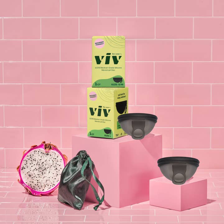 Viv for your V - Wholesale Menstrual Cup - Viv Menstrual Disc - Reusable Silicone Period Disc6