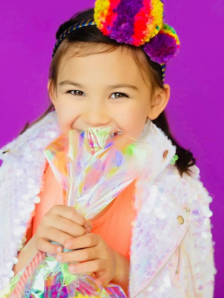 Sorbet Pom Duo (Rainbow) for wholesale by POP GIRL POMS