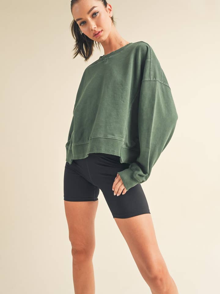 The Evergreen Crewneck Sweatshirt for wholesale on Faire7