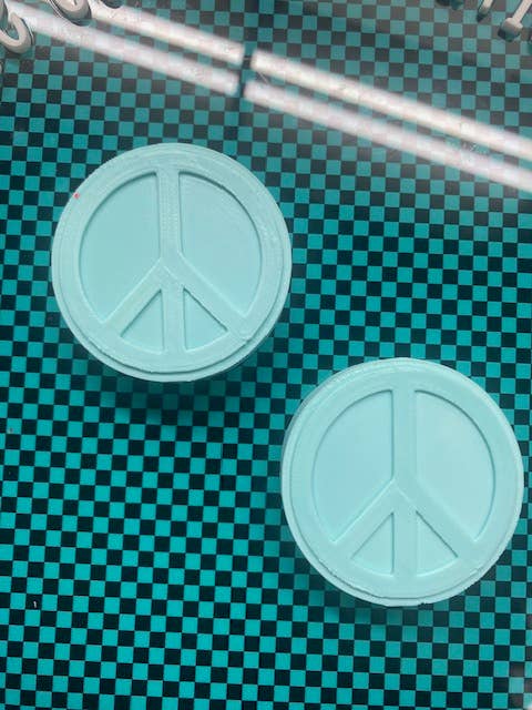 Friedenszeichen Strohhalmaufsatz für den Großhandel von Vance Custom Creations