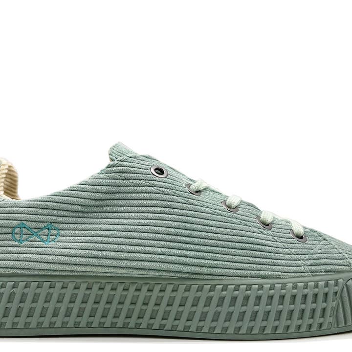 nat-2™ Cord Low emerald vegan, aus Cord, Kork und Zuckerrohr for wholesale by thies