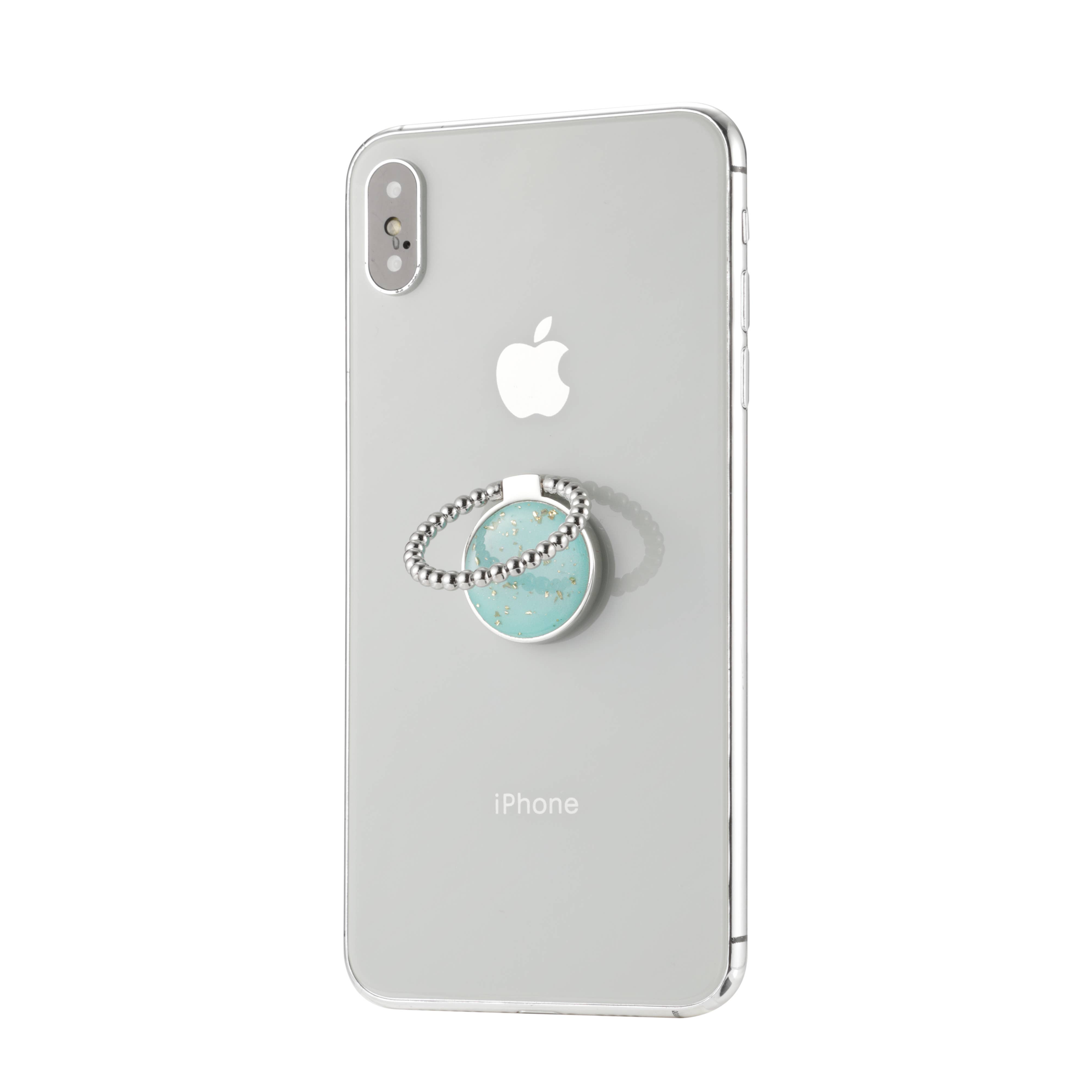 LAX Gadgets - Vente Support pour téléphone/tablette - Porte-bagues LAX Laurel Kick-Stand, Turquoise, vendu au détail4