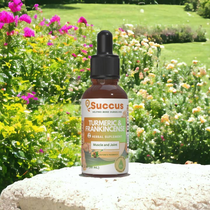 Succus - Wholesale Tincture - Turmeric & Frankincense Tincture - Muscle & Joint