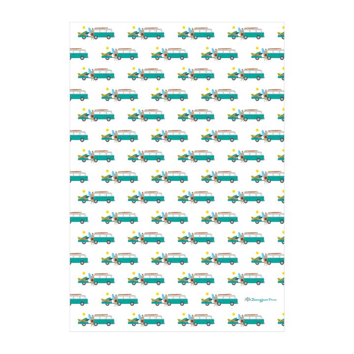 Surfer Dude Bus Wrap for wholesale by Immaginare + Seaside