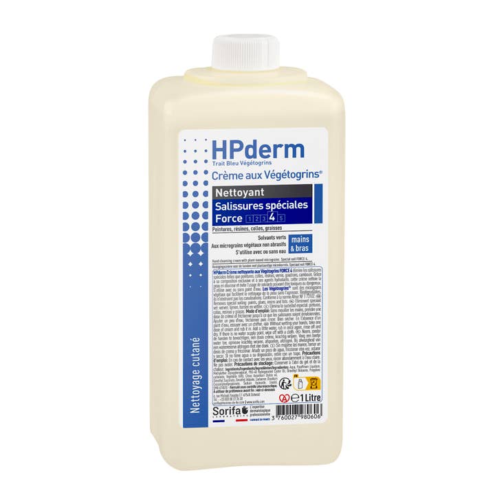 Laboratoire de l'Homme de Fer - SORIFA – Großhandel Duschgel – Hyderm Vegetograin Reinigungscreme - FORCE 4 - 1 L