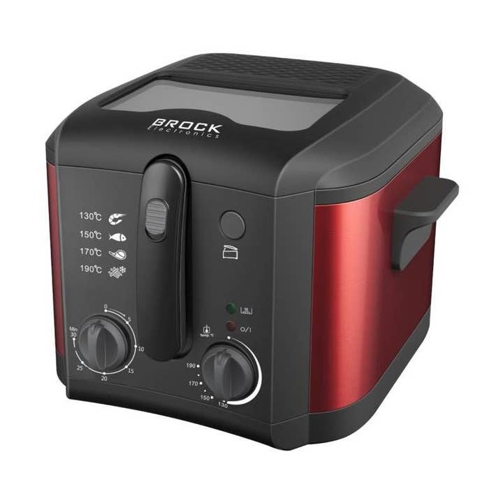 Sland - Wholesale Kitchen Appliance - Deep fryer with timer Capacity BROCK DF 2501 RD 2.5L, 1600W0